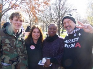 Group Photo About 300 people gathered today to say End US Wars!